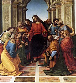 Luca signorelli comunione con gli apostoli cortona 1